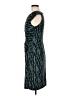 David Meister Graphic Teal Cocktail Dress Size 6 - photo 5
