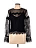Maje Black Long Sleeve Blouse Size Sm (1) - photo 1