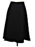 J.Crew 100% Polyester Solid Black Formal Skirt Size 2 - photo 2