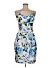 Eliza J 100% Polyester Floral Blue Cocktail Dress Size 6 - photo 1