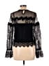 Maje Black Long Sleeve Blouse Size Sm (1) - photo 2