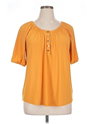 Notations Short Sleeve Blouse (view 1)
