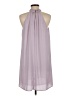 Lush 100% Polyester Solid Gray Casual Dress Size L - photo 2