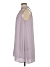 Lush 100% Polyester Solid Gray Casual Dress Size L - photo 5