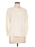 J.Crew Chevron-herringbone Ivory Pullover Sweater Size L - photo 1
