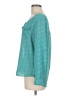 Old Navy Teal Long Sleeve Blouse Size M - photo 5
