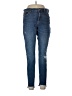 Inc Denim Solid Blue Jeans Size 12 - photo 1