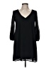 Lulus 100% Polyester Solid Black Casual Dress Size M - photo 1