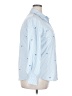 Unbranded Hearts Blue Long Sleeve Blouse Size XXL - photo 4