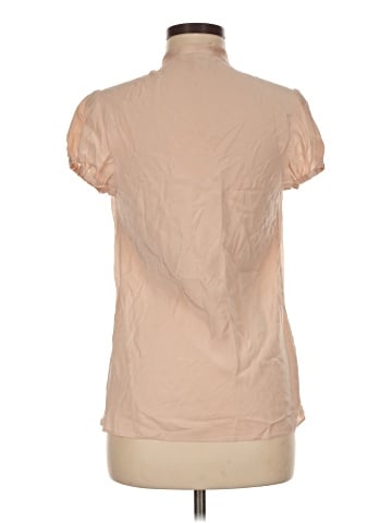 Diane von Furstenberg Short Sleeve Silk Top (view 2)