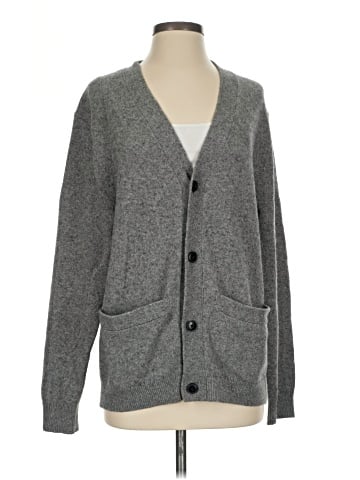 Madewell Cotton-Merino Wool Blend Cardigan Sweater (view 1)