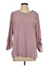 Maurices 100% Polyester Pink 3/4 Sleeve Blouse Size L - photo 1