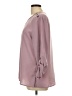 Maurices 100% Polyester Pink 3/4 Sleeve Blouse Size L - photo 5
