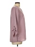 Maurices 100% Polyester Pink 3/4 Sleeve Blouse Size L - photo 4