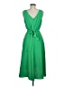 DKNY 100% Polyester Solid Green Cocktail Dress Size 6 - photo 2