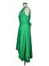 DKNY 100% Polyester Solid Green Cocktail Dress Size 6 - photo 5