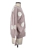 T Tahari Polka Dots Pink Pullover Sweater Size S - photo 4