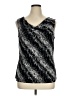 Liz Claiborne Silver Sleeveless T-Shirt Size XL - photo 1