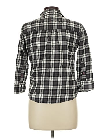 Victoria's Secret Pink 3/4 Sleeve Button-Down Shirt (view 2)