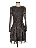 Express Metallic Gray Cocktail Dress Size S - photo 1