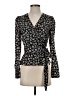 Bailey 44 100% Polyester Black Long Sleeve Blouse Size 2 - photo 1