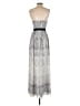 BCBGMAXAZRIA 100% Polyester Paisley Gray Casual Dress Size 0 - photo 2