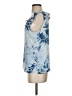 Calvin Klein Blue Sleeveless Blouse Size S - photo 5