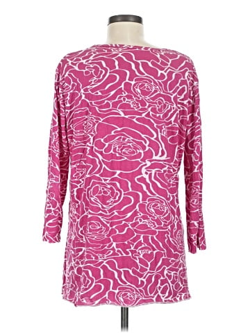 Pleats Collection 3/4 Sleeve Top (view 2)