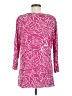 Pleats Collection Pink 3/4 Sleeve Top Size M - photo 2