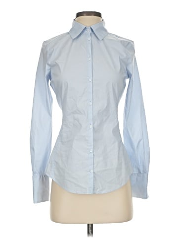 Zara Long Sleeve Button-Down Shirt (view 1)