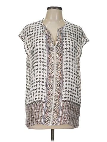 Rose + Olive Short Sleeve Blouse (view 1)