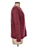 J.Jill Tweed Burgundy Pullover Sweater Size M - photo 4