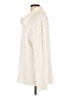 Calvin Klein Chevron-herringbone Ivory Turtleneck Sweater Size L - photo 5
