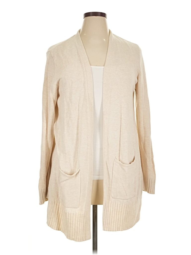 Pre-owned Old Navy Cardigan Sweater In Tan