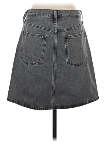 Madewell Denim High-Waist Straight Mini Skirt in Northboro Wash (view 2)