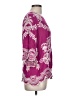 Solitaire 100% Rayon Purple 3/4 Sleeve Blouse Size L - photo 4