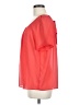 a.n.a. A New Approach 100% Polyester Orange Short Sleeve Blouse Size M - photo 5