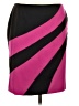 Worthington Color Block Pink Casual Skirt Size 10 - photo 1