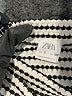 Zara Chevron-herringbone Ivory Skirt Size 8 - photo 3