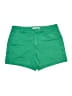 Lila Ryan Solid Green Shorts Size 10 - photo 1