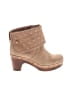 Ugg Australia 100% Leather Tan Ankle Boots Size 7 - photo 1