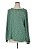 Max Studio Green Long Sleeve Blouse Size 1X - photo 1