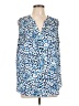 Not Your Daughter's Jeans Blue Sleeveless Blouse Size L - photo 1