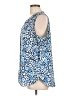 Not Your Daughter's Jeans Blue Sleeveless Blouse Size L - photo 5