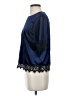 Three Dots Blue Short Sleeve Top Size S - photo 5