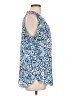 Not Your Daughter's Jeans Blue Sleeveless Blouse Size L - photo 4