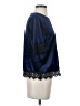 Three Dots Blue Short Sleeve Top Size S - photo 4