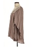 Entro Brown 3/4 Sleeve Blouse Size L - photo 5