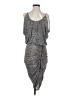 BCBGMAXAZRIA Stripes Gray Casual Dress Size XS - photo 1