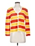 St. John Sport Orange Wool Cardigan Size S - photo 1